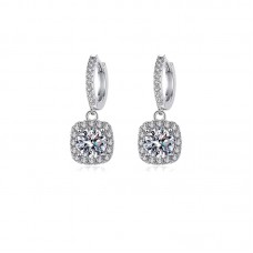 Hoop Diamond Earrings