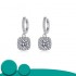 Hoop Diamond Earrings