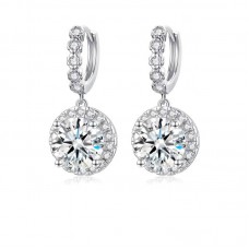 Hoop Diamond Earrings