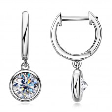 Hoop Diamond Earrings