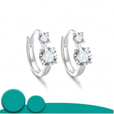 Hoop Diamond Earrings