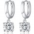 Hoop Diamond Earrings