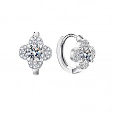 Hoop Diamond Earrings