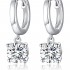 Hoop Diamond Earrings