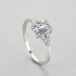 Radiant Moissanite diamond Solitaire Ring