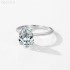 7x10mm 2.0ct Pear Moissanite diamond Solitaire Ring