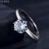 6 Claw 6.5mm 1.0ct Round Moissanite diamond Solitaire Ring 