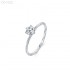 6 Claw Round Moissanite diamond Solitaire Ring