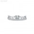 Princess Cut Moissanite diamond Pave Ring