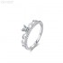 Princess Cut Moissanite diamond Pave Ring