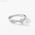 5.0mm 0.5ct Round Moissanite diamond Pave Ring 