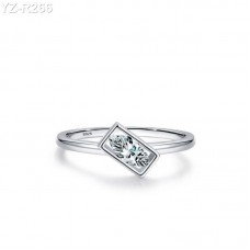 Marquise Moissanite diamond Solitaire Ring 