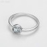 Princess Moissanite diamond Solitaire Ring