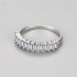 Baguette Moissanite diamond Eternity Ring 