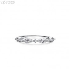 Eternity Ring Marquise Moissanite diamond