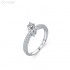 Marquise Moissanite diamond Pave Ring