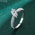 Marquise Moissanite diamond Pave Ring