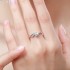 Round Moissanite diamond Solitaire Ring 