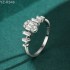 Baguette Moissanite diamond Eternity Ring 