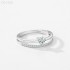 Heart Moissanite diamond Pave Ring