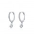 Hoop Diamond Earrings