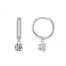 Hoop Diamond Earrings