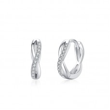 Hoop Diamond Earrings