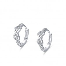 Hoop Diamond Earrings