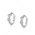 Hoop Diamond Earrings