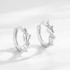 Hoop Diamond Earrings