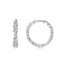 Hoop Diamond Earrings