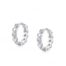 Hoop Diamond Earrings