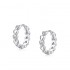 Hoop Diamond Earrings