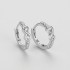 Hoop Diamond Earrings