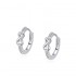 Hoop Diamond Earrings