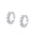 Hoop Diamond Earrings