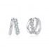 Hoop Diamond Earrings