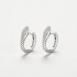 Hoop Diamond Earrings