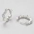 Hoop Diamond Earrings