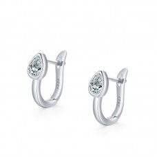 Hoop Diamond Earrings