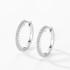 Hoop Diamond Earrings