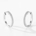 Hoop Diamond Earrings