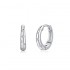 Hoop Diamond Earrings