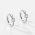 Hoop Diamond Earrings