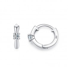 Hoop Diamond Earrings