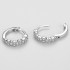 Hoop Diamond Earrings