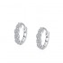 Hoop Diamond Earrings