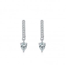 Hoop Diamond Earrings