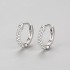 Hoop Diamond Earrings