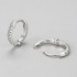 Hoop Diamond Earrings